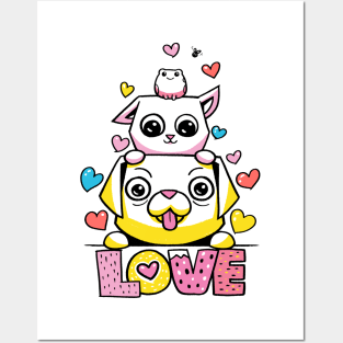 CatSoki Valentine Special Love Posters and Art